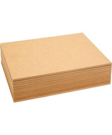 0.25 Thick MDF Chipboard Sheets for Painting, Arts and Crafts - 9x12 inches, 12 Pack - Buy Online on GoSupps.com