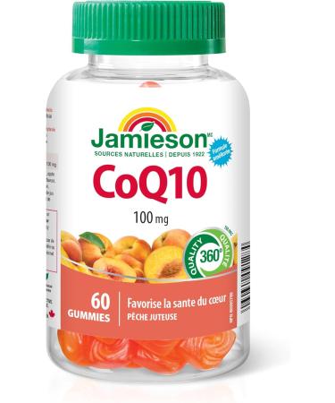 Buy Jamieson CoQ10 100 mg Gummies - 60 Count | Support Heart Health | Fast International Shipping - Buy Online on GoSupps.com