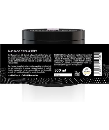 Black Edition Massage Cream Soft with Avocado Oil - 500ml | Buy Online | International Shipping - Buy Online on GoSupps.com