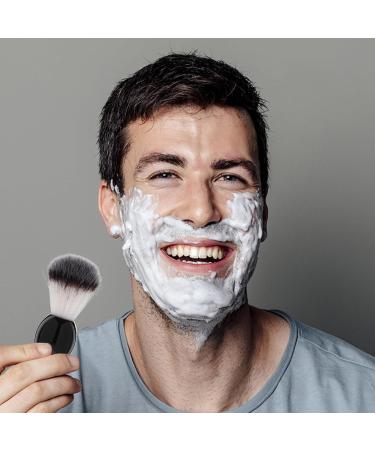 Minkissy Beard Care Razor Foam Brush - Salon Quality Shaving Brush for Men Ideal for Beard and Hair Grooming - Buy Online on GoSupps.com