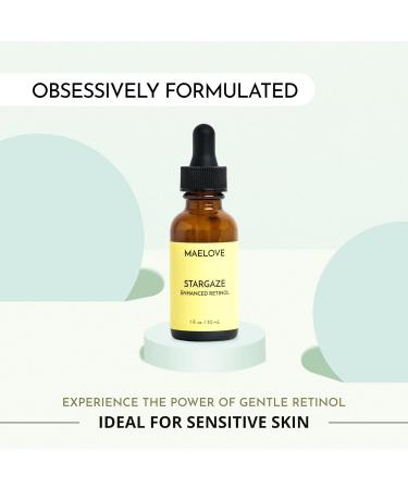 Buy MAELOVE Stargaze Enhanced Retinol Serum - 0.25% Time-Released Retinol for Radiant Skin Hydrating Hyaluronic Acid Niacinamide & Soothing Botanicals - Ideal for Sensitive Skin - USA Made - International Shipping Available - Buy Online on GoSupps.com