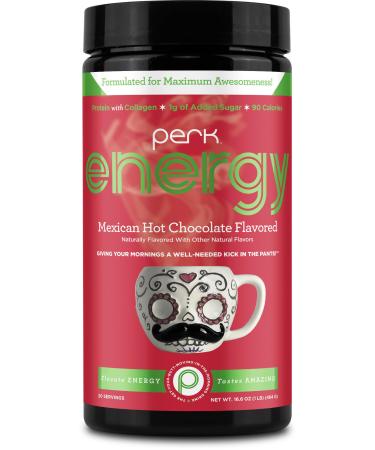 Perk Energy Original Mexican Hot Chocolate 20 Servings - Gluten Free