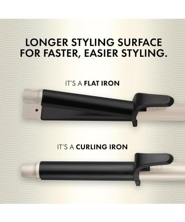 Buy HOT TOOLS Pro Artist Protect & Style CurlStraight Styler - 2-in-1 Curling Iron & Flat Iron for Effortless Styling | International Shipping Available - Buy Online on GoSupps.com
