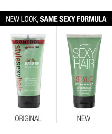 Buy SexyHair Not So Hard Up Medium Holding Gel 5.1 Oz | Flexible Hair Gel for All Types | International Shipping Available - Buy Online on GoSupps.com