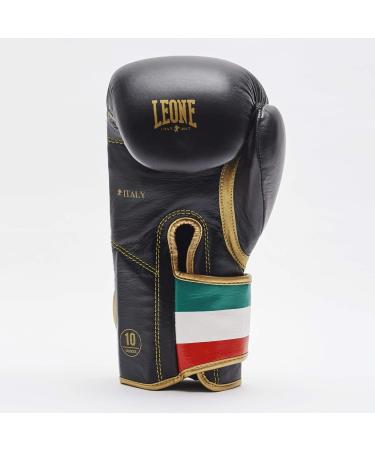 LEONE 1947 Boxing Gloves 16 Oz - Unisex Adult GN039 Black | Best International Shipping - Buy Online on GoSupps.com