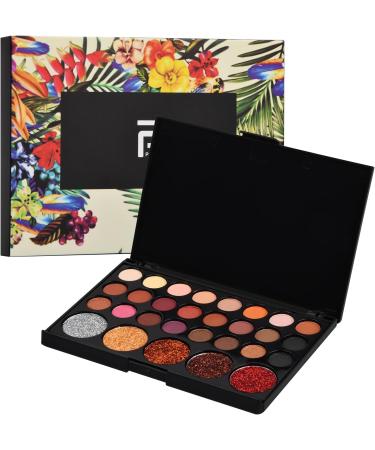 Kioiner 29 Colors Eyeshadow Palette Waterproof High Pigmented Long Lasting Eye Make up Kit Matte Shimmer Glitter Colorful Eyeshadows Make Up Box For Stage Catwalk Show - Buy Online on GoSupps.com