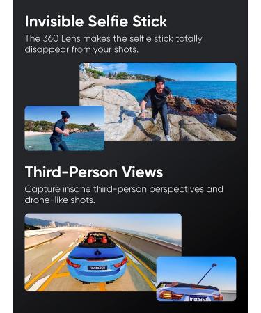 Insta360 ONE RS Twin Edition: Waterproof 4K Action Camera with Interchangeable Lenses, Stabilization, 48MP Photo, AI Editing | Get-Set Kit - Buy Online on GoSupps.com