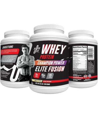 Vanilla Whey Protein Powder 28.3 oz | Pure Protein for Optimal Health & Performance - Buy Online on GoSupps.com