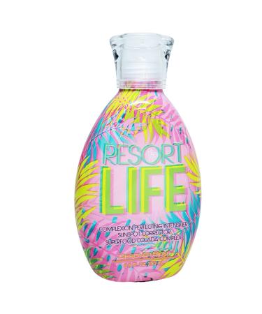 Australian Gold Designer Skin Resort Life Intensifier Tanning Bed Lotion Complexion Perfecting with Sunspot Corrector 8.5 fluid ounces White