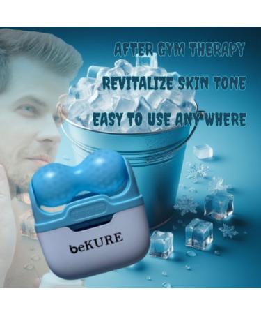 Blue Ice Roller for Face & Eye Reduce Puffiness Relieve Migraine Pain & Enhance Skin Care - Buy Online on GoSupps.com