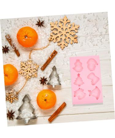 MAGICLULU 5pcs Fruit Cake Mold Clay Molds Silicone Bakeware Biscuit DIY Mould Baking Mold Dessert Mould Non Stick Candy Mold Santa Cake Mold Non Stick Fondant Mold Sample Silica Gel Popsicle 32X18CMx5pcs - Buy Online on GoSupps.com
