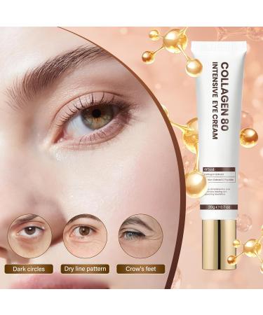Collagen Eye Cream for Women & All Skin Types Anti-Aging Eye Repair Cream to Reduce Puffiness Fine Lines Dark Circles Eye Bags Moisturizing & Hydrating with Smooth Soft Feel 0.7 oz Each 3-Pack - Buy Online on GoSupps.com