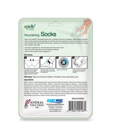 Epielle Lavender and Hemp Socks and Gloves Set | Moisturizing Cream with Relaxing Lotion | 12 Pack Gift for Women | Spa Relaxation Gift in Purple - Buy Online on GoSupps.com