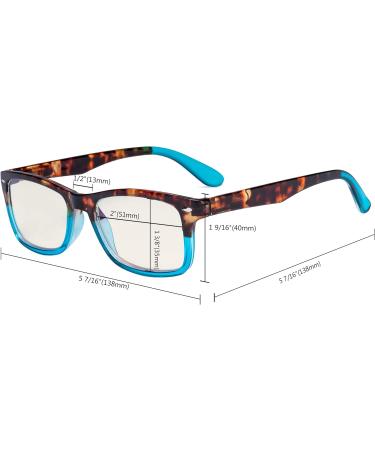 Eyekeper Blue Light Filter Leaf Protection - Anxious Computer Reader Turtle +1.75 BB40 Lens - Schildpatt / Blue - Shop Internationally! - Buy Online on GoSupps.com