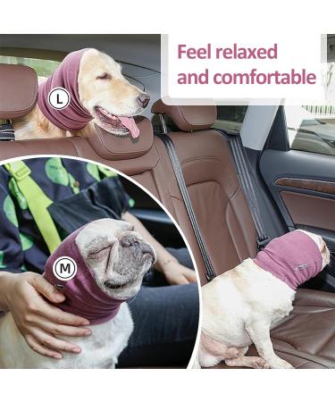 Anxiety Relief Dog Ear Cover | Calming Hood for Grooming & Bath | Pet Cats & Dogs Ear Protector (Medium) - Buy Online on GoSupps.com