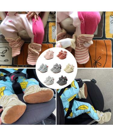 EDOTON Unisex Winter Newborn Boots | Non-Slip Sole | Adjustable Bootie Sock | 0-6 Months - Buy Online on GoSupps.com