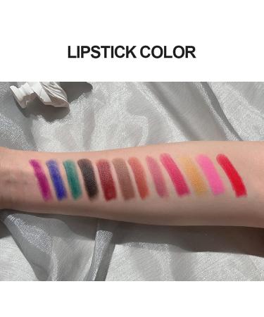 MIESCHER Pink Matte Lipstick: Smudge Proof & Long Lasting Velvety Formula, Intense Bold Color, High Pigmentation, Waterproof Lip Gloss - Perfect for Halloween Face Paint! - Buy Online on GoSupps.com