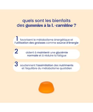 Jelly Pills Sports L-Carnitine 60 gummies v ganes 400 mg de L-carnitine par portion M tabolisme nerg tique et fonction musculaire Vitamines D3 B7 B9 et chrome Saveur orange 13 5 kcal pa - Buy Online on GoSupps.com