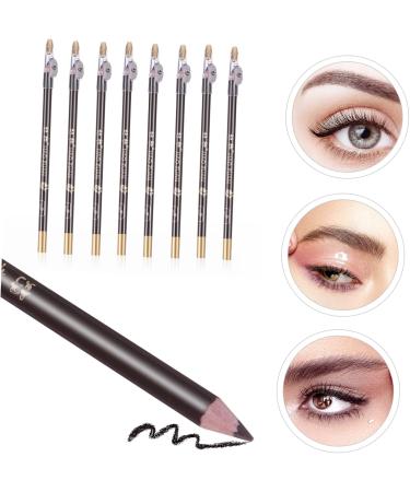 VINTORKY 8pcs Eyebrow Pencil Black Lead Pencils Makeup Sharpener Pencil Wooden - Buy Online on GoSupps.com