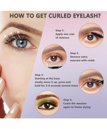 Heated Eyelash Curler - Type C Rechargeable Electric Lash Curler for Long-Lasting Curls | Natural Makeup Tool with Comb | Shop Worldwide Shipping - Buy Online on GoSupps.com