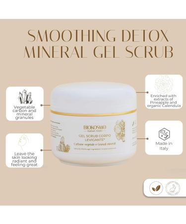 Smoothing Body Scrub Gel Vegetable Charcoal and Mineral Granules - Buy Online on GoSupps.com