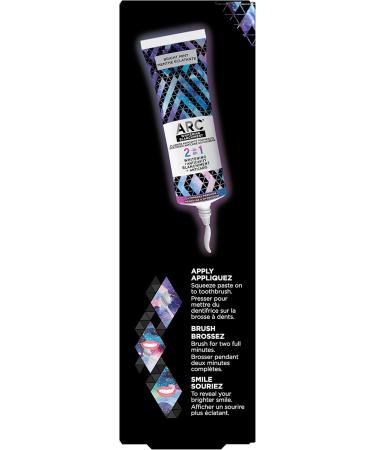 ARC Whitening 2-in-1 Fluoride Toothpaste Whitening + Anticavity Bright Mint 75 mL - Buy Online on GoSupps.com