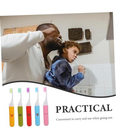 Buy Minkissy 5-St Collapsible Portable Toothbrush - Extra Soft & Travel-Friendly Mini Toothbrush for On-the-Go | International Shipping Available - Buy Online on GoSupps.com