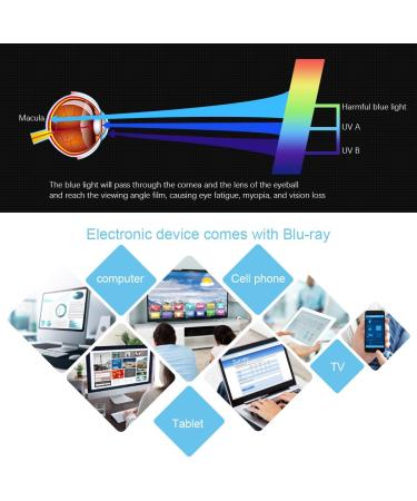 Blue Light Filter Glasses for PC & Gaming | Anti-Flashing & Anti-Eye Tiredness - Unisex TR2013 - Buy Online on GoSupps.com