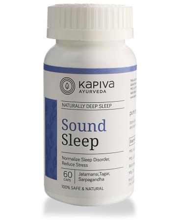 Kapiva 100% Herbal Sound Sleep Capsules Helps Sleeping Well - 60 Capsules