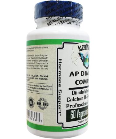 AlchePharma DIM-CDG Complex Professional Diindolylmethane, Calcium D-Glucarate Formula - Buy Online on GoSupps.com