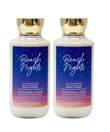 Beach Nights Daily Nourishing Body Lotion Duo Gift Set - Includes 2 Daily Nourishing Body Lotions - 8 fl oz / 236 mL each