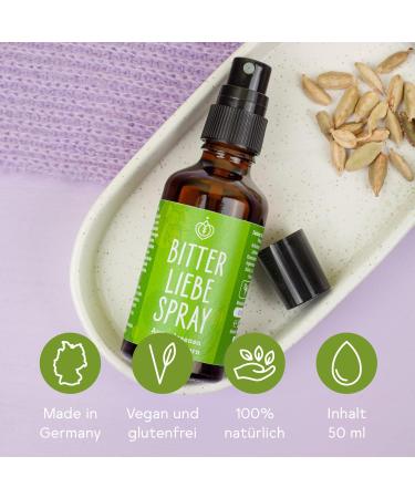 BitterLiebe 50ml Bitter Substances Spray Set of 3 - Bitter Drops from The Lion's Den | Hildegard von Bingen Bitter Herbs - International Shipping Available - Buy Online on GoSupps.com