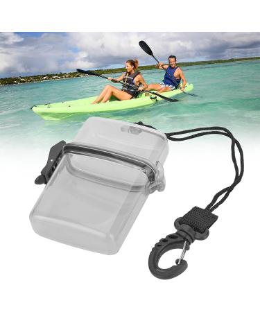 Keenso Diving Seal Box - Waterproof Plastic Dry Box for Underwater Diving - Transparent with Rope Hook - Gray - Buy Online on GoSupps.com