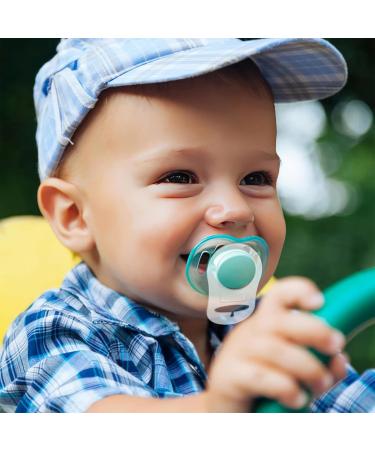 ZXC Home 10 PCs Transparent Silicone Button Ring - Durable Baby Pacifier Holder Clip Adapter for Pacifier Chains - International Shipping Available - Buy Online on GoSupps.com