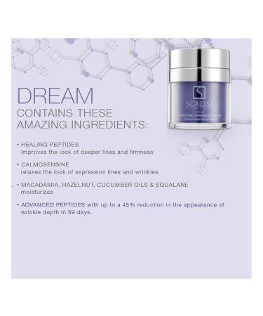 DREAM Advanced Wrinkle Cream - SCALISI Naturally Scientific Skincare | Repairing & Moisturizing Day & Night Cream for Smooth Youthful Skin - Buy Online on GoSupps.com