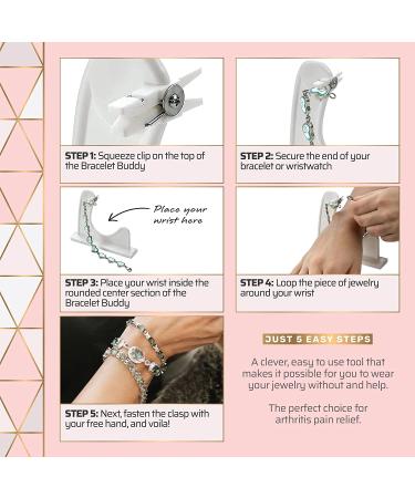 Medca Bracelet Buddy - Jewelry Fastening Aid for Bracelets and Watches - 2 Pack - Buy Online on GoSupps.com