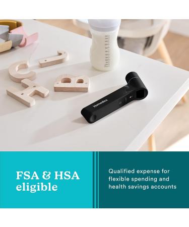 HoMedics Dual-Use Infrared Ear and Forehead Thermometer - Instant 1-Second Results, Color-Coded Readings, Reliable Accuracy for Body and Object Temperature - Buy Online on GoSupps.com