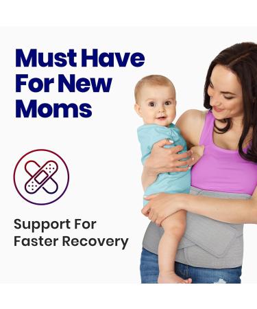 Abdominal Binder for Post Surgery & Tummy Tuck | Plus Size Postpartum Belly Band | C-Section Recovery Belt & Stomach Hernia Support for Men & Women - XXL - Buy Online on GoSupps.com
