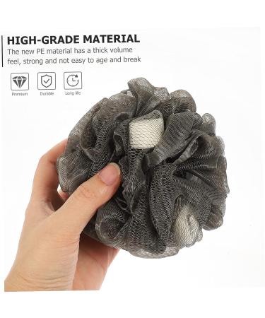 Healeved 4pcs Bath Scrub Ball | Body Scrubber Brush & Loofah Sponge Set | Shower Cleaning Accessories - Buy Online on GoSupps.com