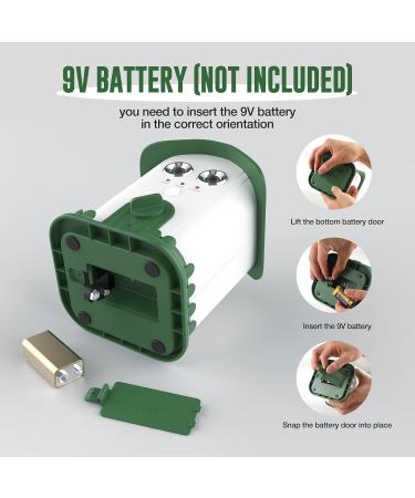 Jewyow Anti-Bell Device - 50ft Ultrasound Dog Repeller for Outdoor Use | 3 Frequencies & LED Display | Dog Bark Deterrent for Medium & Small Dogs | Ideal 9V Battery Powered Solution - Buy Online on GoSupps.com