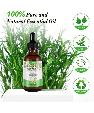 Hair Essential Oil Rosemary Oil Hair Rosemary Oil for Hair Organic Rosemary Oil for Hair Care Rosemary Essential Oil for Men and Women - Buy Online on GoSupps.com