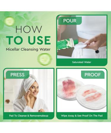 Buy My Beauty Spot Micellar Water - Hydrating Facial Cleansing Makeup Remover (Cucumber 16.9 Fl. Oz) - Gentle Makeup Remover for All Skin Types - International Shipping Available - Buy Online on GoSupps.com