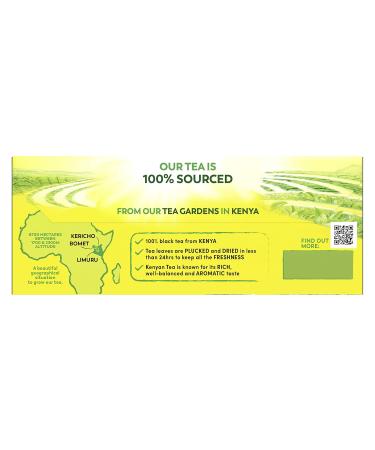 Lipton Yellow Label Black Tea - Hand-Picked Blades Plant-Based Tea Bags Rainforest Alliance Certified | 100 Tea Bags - International Shipping Available - Buy Online on GoSupps.com
