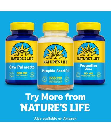 Nature's Life Pumpkin Seed Oil Supplement - Source of Omega 3 6 Essential Fatty Acids and Antioxidants - Cold Pressed from Organic Pumpkin Seeds - Vegan 60-Day Guarantee 90 Servings 90 Softgels - Buy Online on GoSupps.com