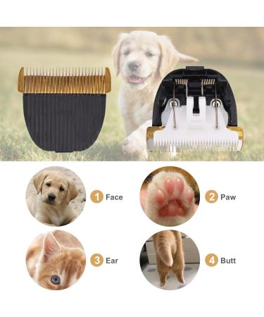 Karriter Grooming Ceramic Cutter Head Blade 40Mm 24 Teeth for Animal Clipper Trimmer - Buy Online on GoSupps.com