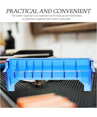 Beaupretty Calipers Shelfs Clipper Guard Storage Holder Hair Clipper Comb Holder Comb Organizer Barber Organizer Barber Tool Organizer Universal Hairdressing Tool Plastic Blue - Buy Online on GoSupps.com