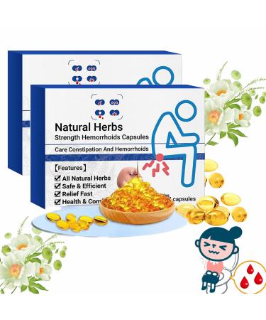 BXOZSAOZ Heca Natural Herbal Strength Hemorrhoid Capsules 2023 New Natural Hemorrhoid Relief Capsules Natural Herbs Strength Hemorrhoids Capsules Hemorrhoid Suppository (2pcs)