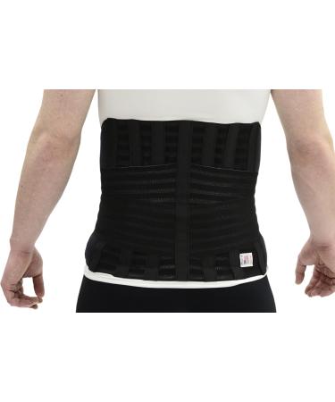 ITA-MED Extra Strong Lower Back Support | 12 Inch Wide Black | Medium Size - International Shipping Available - Buy Online on GoSupps.com