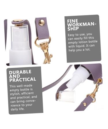 FRCOLOR 4pcs Leather Case Lotion & Spray Bottles Set - Plastic Hand Soap & Lotion Container (12.5x3.8x3.8cm) - International Shipping Available - Buy Online on GoSupps.com