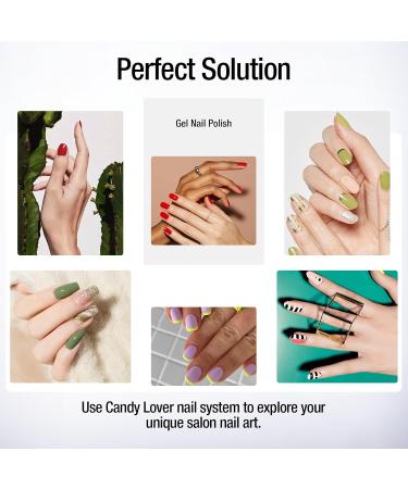 Candy Lover Gel Nail Polish Remover Kit - 2 Pack Professional Gel Polish Remover for Nails with Cuticle Pusher & Cuticle Oil and Nail File Gel Remover for Nails in 3-5 Minutes Doesn't Hurt Nails 2pcs Gel Nail Polish Remover - Buy Online on GoSupps.com